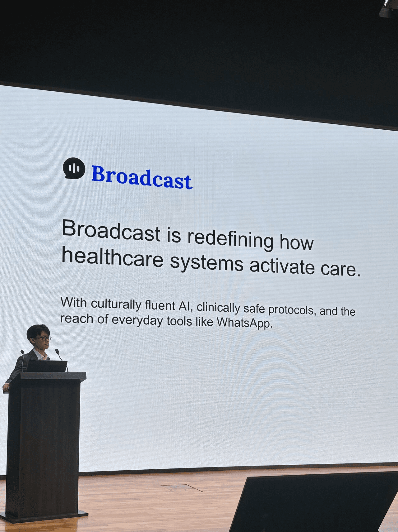 Marymount Labs presenting WhatsApp outreach at the Asia Pacific Primary Care Research Conference
