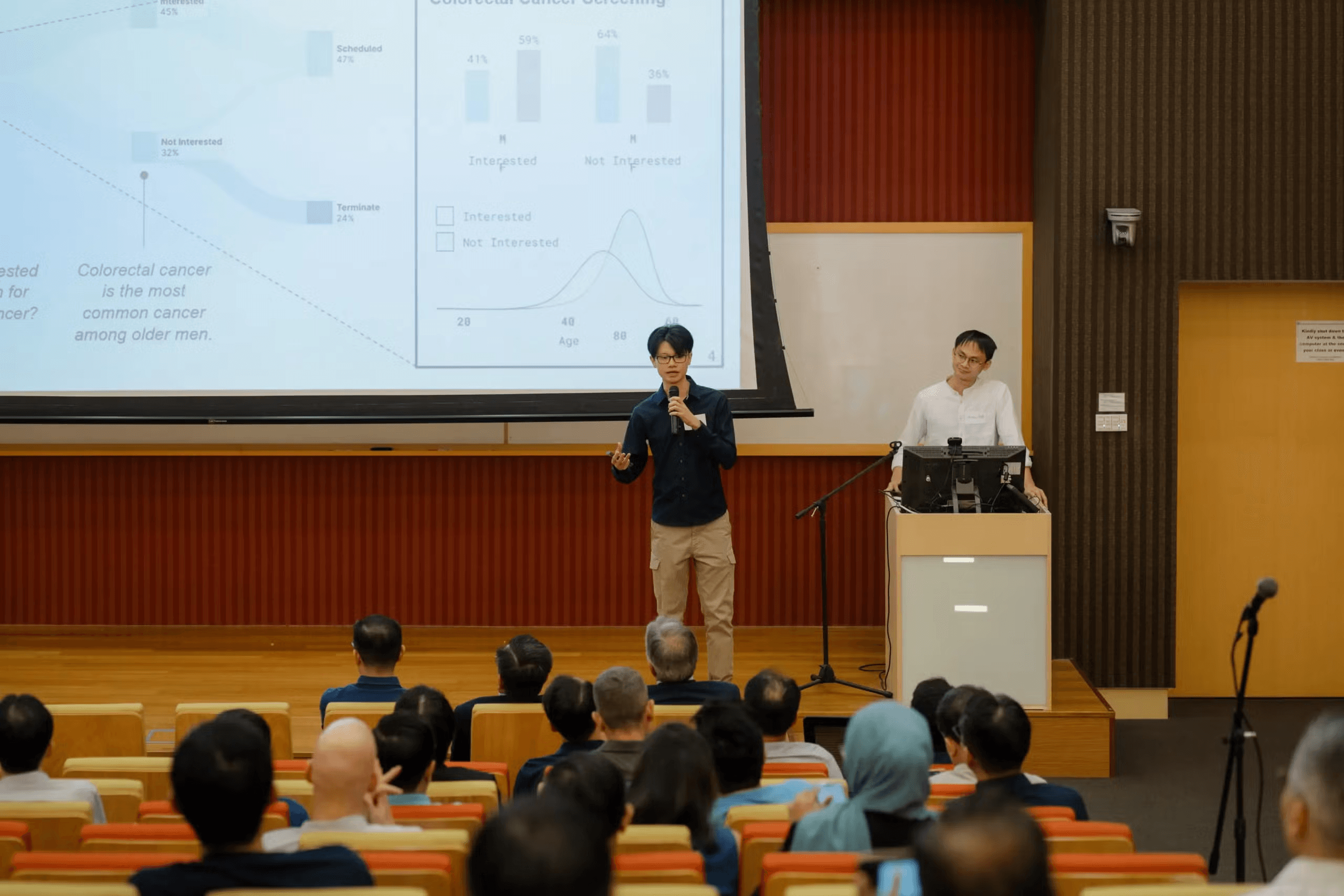 Marymount Labs presenting its patient engagement work during the NUS Medicine DATA programme